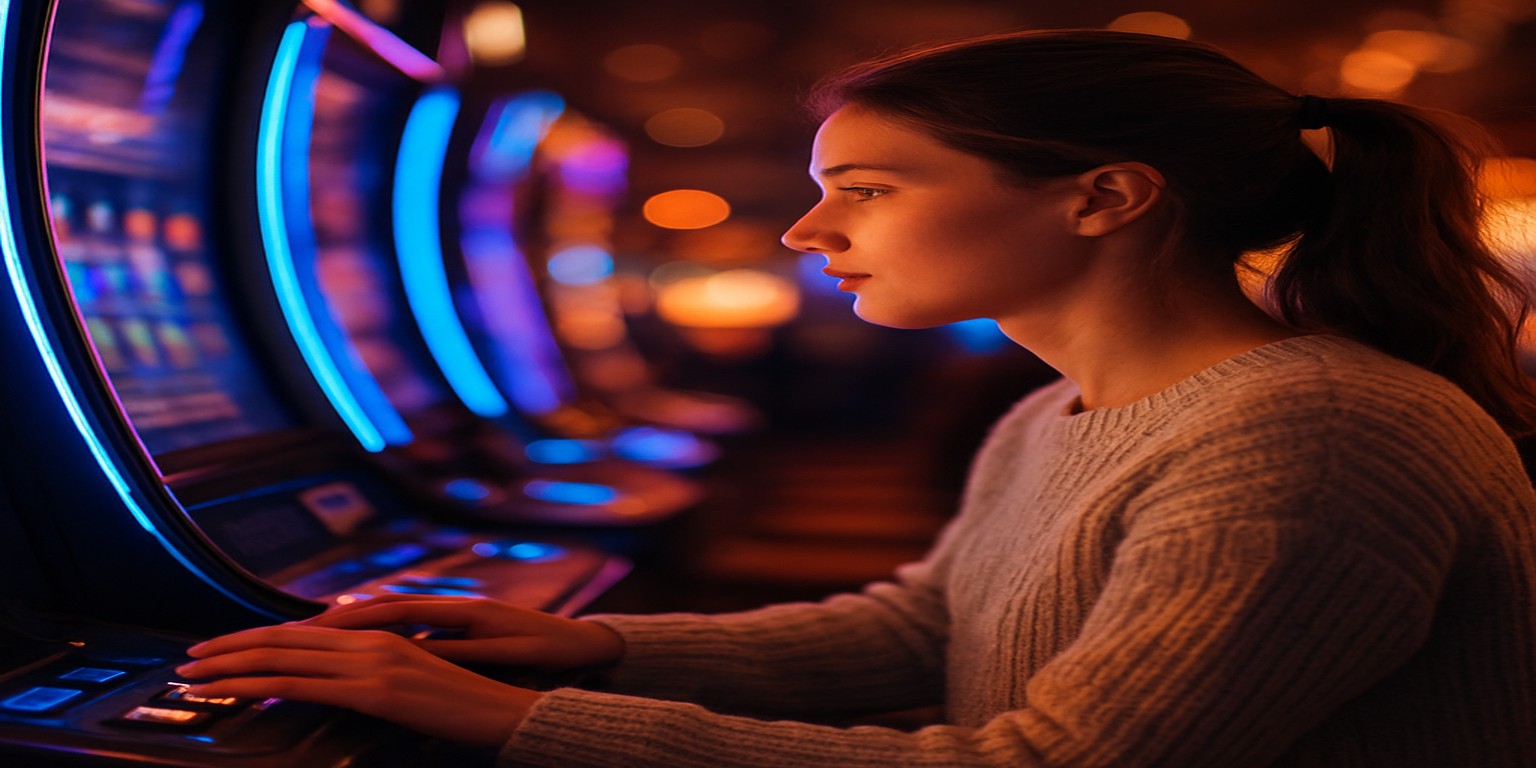 tk66-এ Lucky Jet গেমটি খেলার সময় একজন নারী