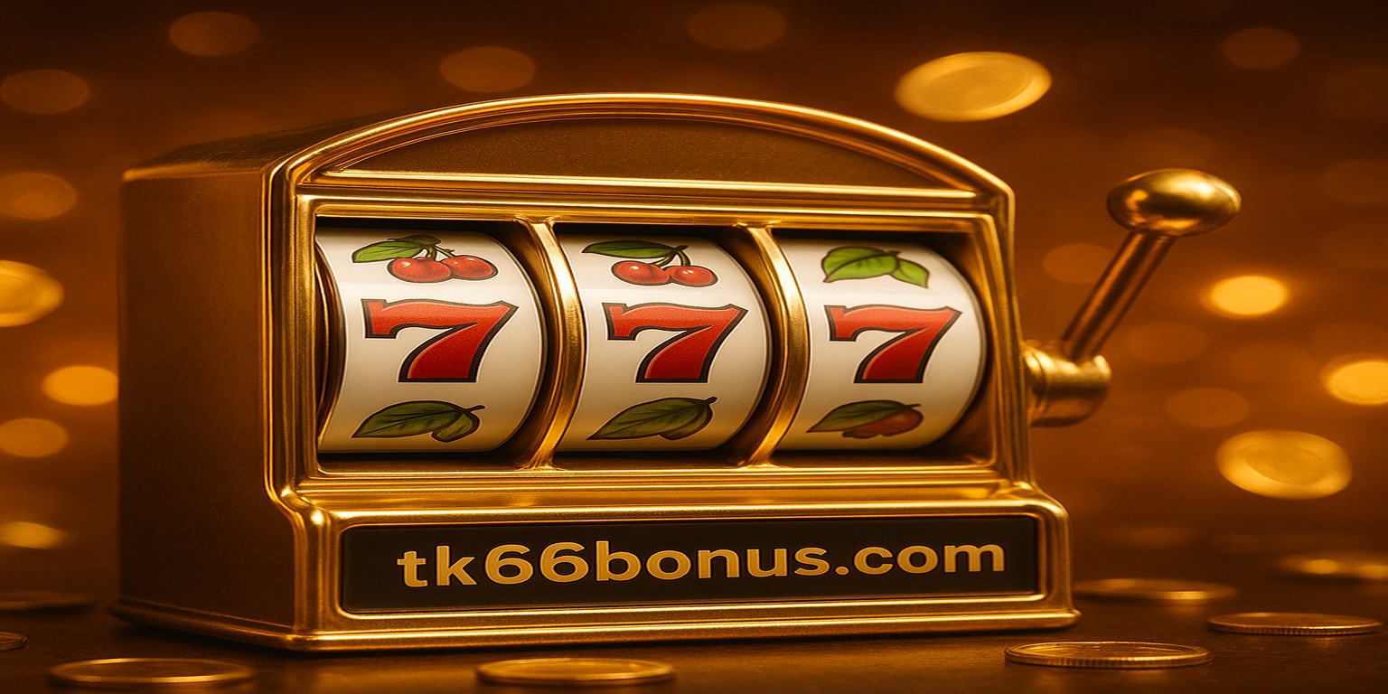 স্লট খেলার সময় এক উত্তেজিত নারী